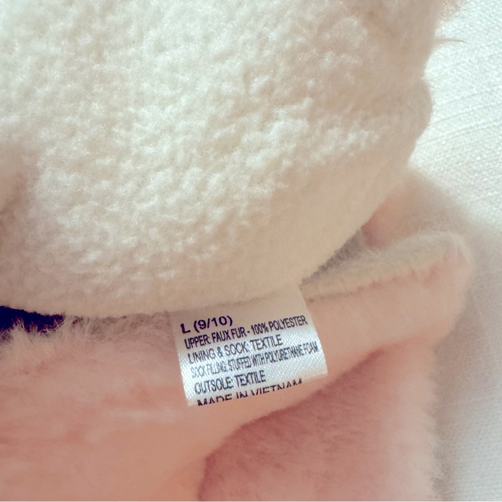 Cat & Jack | Little Kid Lama Flower Crown House Slippers | Large (9/10) - Picture 9 of 10